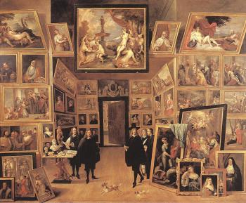 小大衛 特尼爾斯 Archduke Leopold Wilhelm In His Gallery